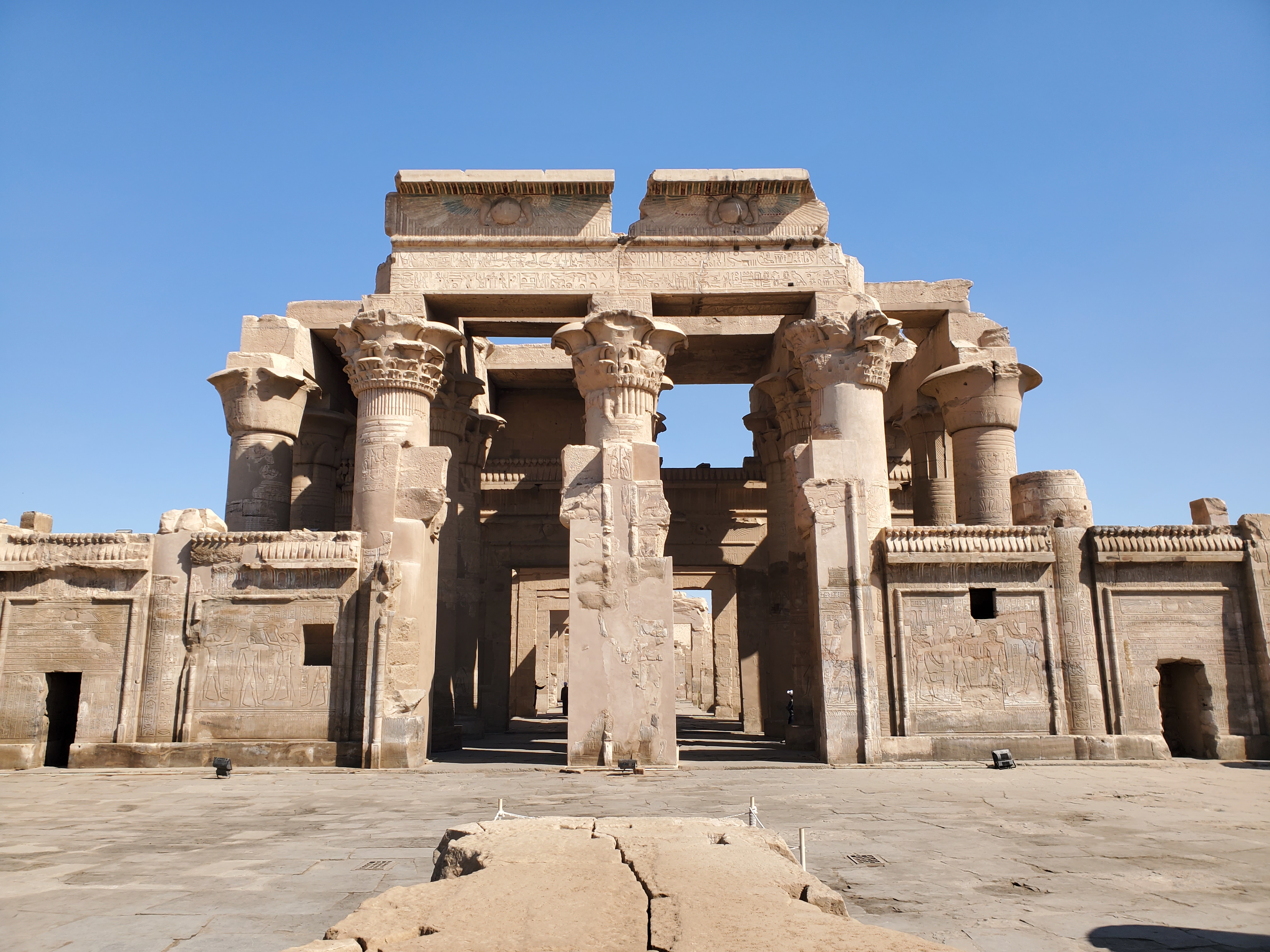 A view of the magnificent Kom Ombo Temple, Egypt